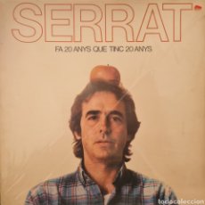 Discos de vinilo: LP - JOAN MANUEL SERRAT - FA 20 ANYS QUE TINC 20 ANYS - 1984. Lote 313312408