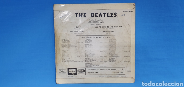 Discos de vinilo: THE BEATLES - HELP! - SOCORRO 1965 - Foto 2