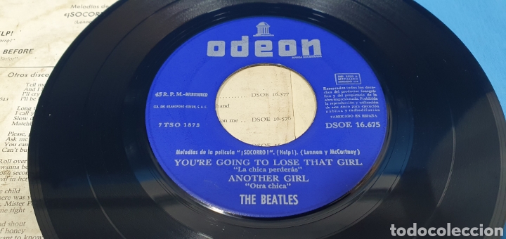 Discos de vinilo: THE BEATLES - HELP! - SOCORRO 1965 - Foto 5