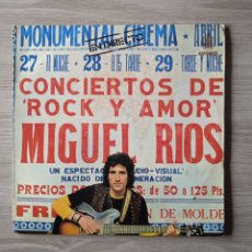 Discos de vinilo: MIGUEL RÍOS - (FALTA EL DISCO, SÓLO LA FUNDA) CONCIERTOS DE ROCK.... Lote 313323583