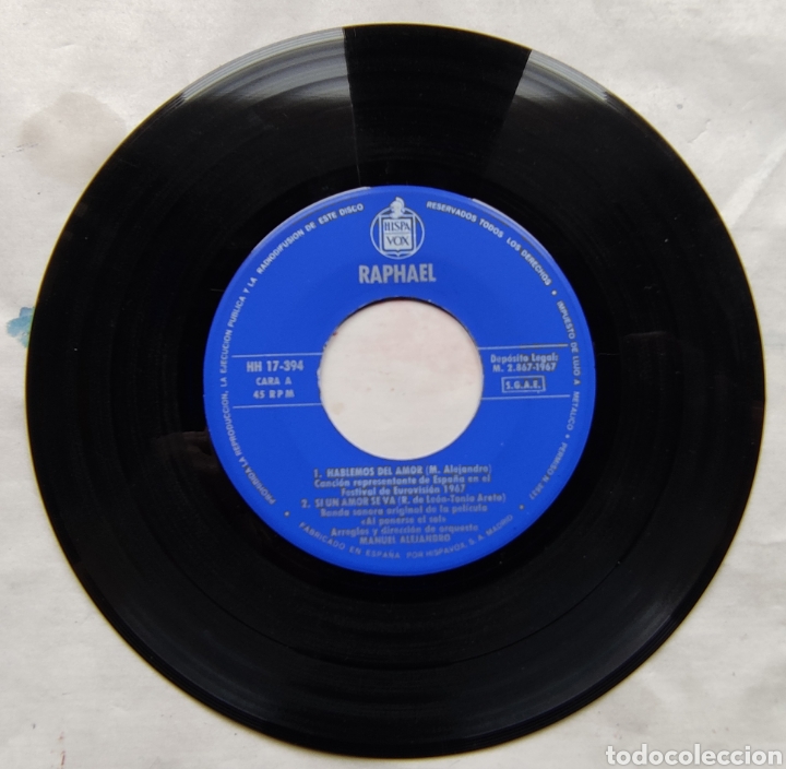 Discos de vinilo: RAPHAEL, 5 vinilos - Foto 20