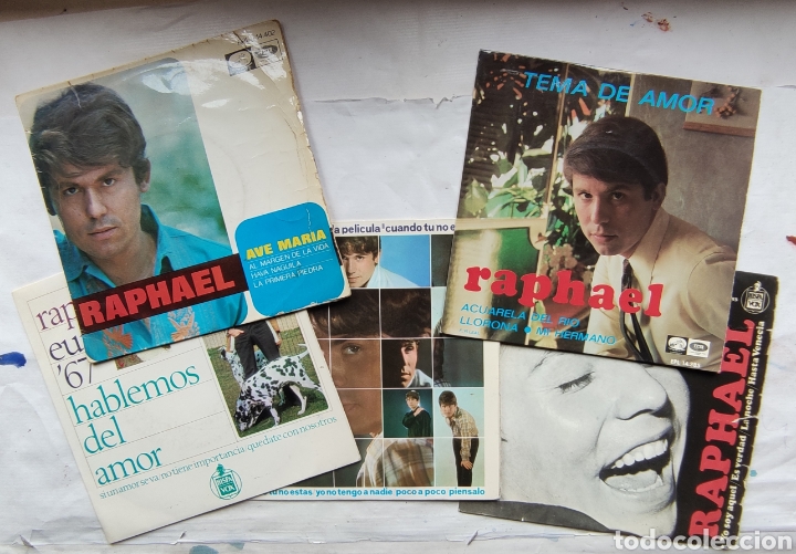 Discos de vinilo: RAPHAEL, 5 vinilos - Foto 1
