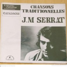 Discos de vinilo: JOAN MANUEL SERRAT (CHANSONS TRADITIONNELLES) LP FRANCIA