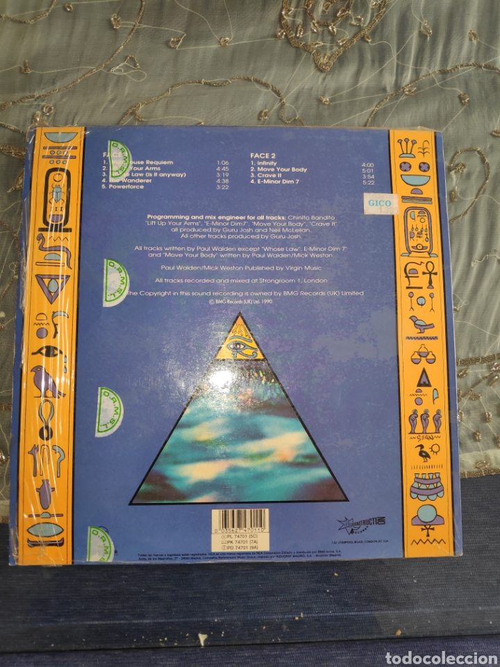Discos de vinilo: Vinilo album - Guru Josh - Infinity - Foto 2