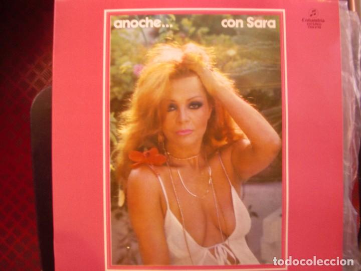 Discos de vinilo: SARA MONTIEL- ANOCHE... CON SARA. LP - Foto 1