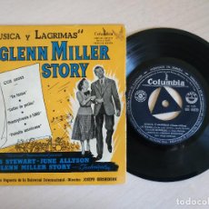 Discos de vinilo: THE GLENN MILLER STORY - DEL FILM MUSICA Y LAGRIMAS - EN FORMA / COLLAR DE PERLAS +2 EP SPAIN VG+