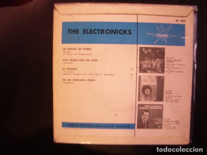 Discos de vinilo: THE ELECTRONICKS- LA DANZA DE ZORBA. EP - Foto 2
