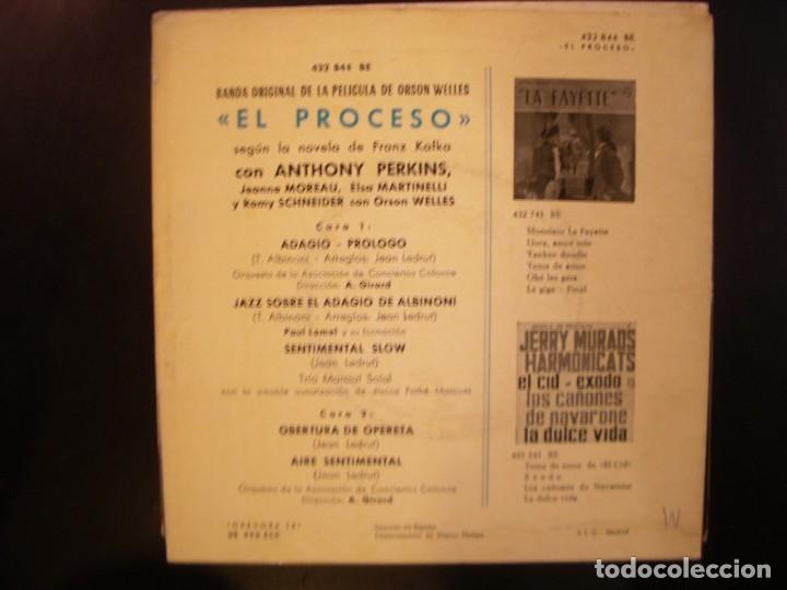 Discos de vinilo: EL PROCESO- BSO. EP - Foto 2