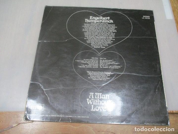 Discos de vinilo: ENGELBERT HUMPERDINCK A man without love DI2278 - Foto 2