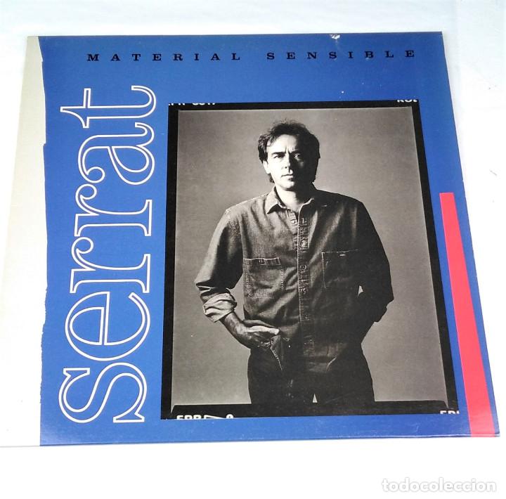 Discos de vinilo: Serrat. Material sensible, 1989. Ariola 210092 5F - Foto 1