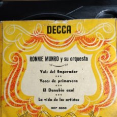 Discos de vinilo: RONNIE MUNRO Y SU ORQUESTA. Lote 313557063
