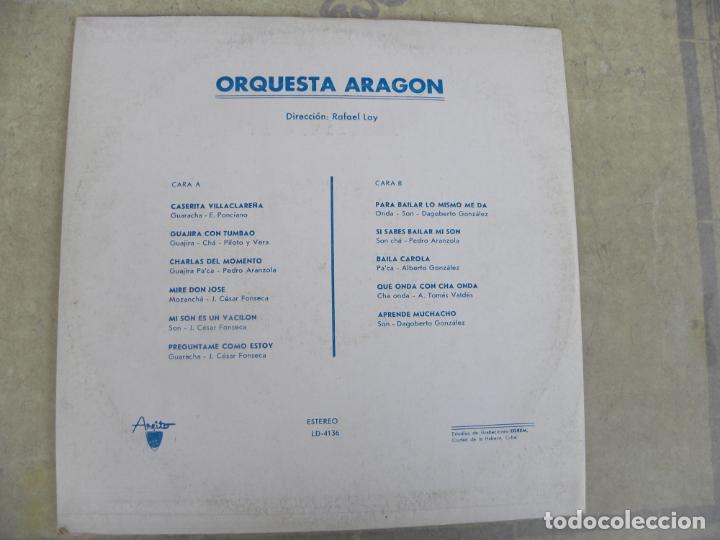 Discos de vinilo: ORQUESTA ARAGON -LP -EDICION CUBANA - Foto 2
