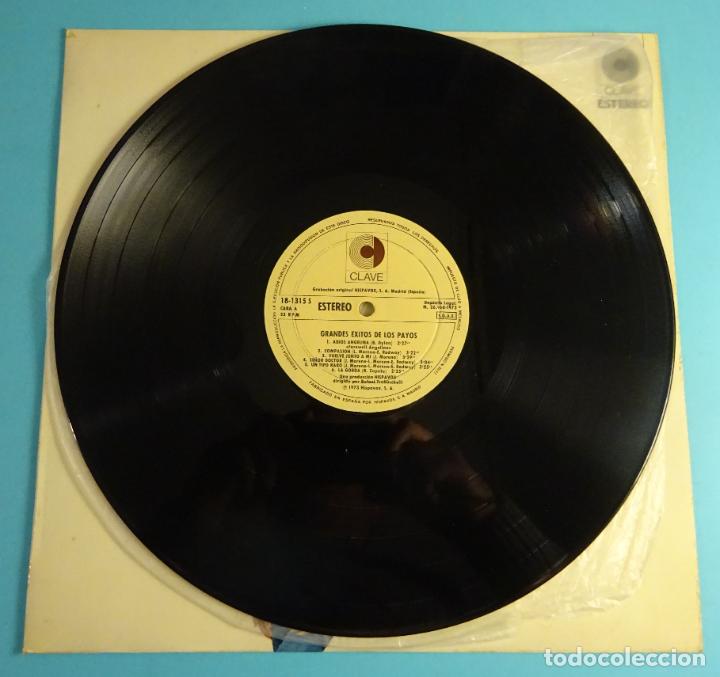 Discos de vinilo: LP GRANDES &Eacute;XITOS DE LOS PAYOS. CLAVE 1973 - Foto 3