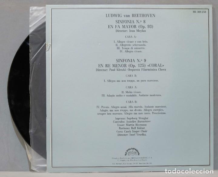 Discos de vinilo: LP. SINFONIA 9. 8. BEETHOVEN. MEYLAN - Foto 2