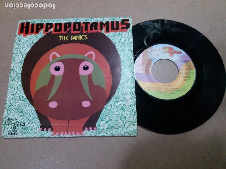 Discos de vinilo: THE PANICS / HIPPOPOTAMUS / SINGLE 7 PULGADAS - Foto 1