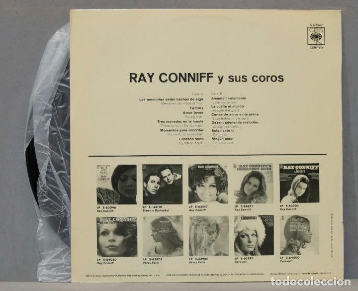 Discos de vinilo: LP. RAY CONNIFF. LAS MEMORIAS ESTAN HECHAS DE ALGO - Foto 2