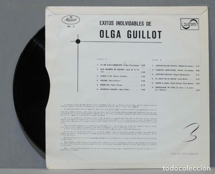 Discos de vinilo: LP. OLGA GUILLOT. Exitos inolvidables - Foto 2