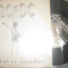 Discos de vinilo: AC/DC. PISTOLAS DE ALQUILER. LANDSLIDE ATLANTIC 1983 OG ESPAÑA LEA DESCRIPCION. Lote 313579428