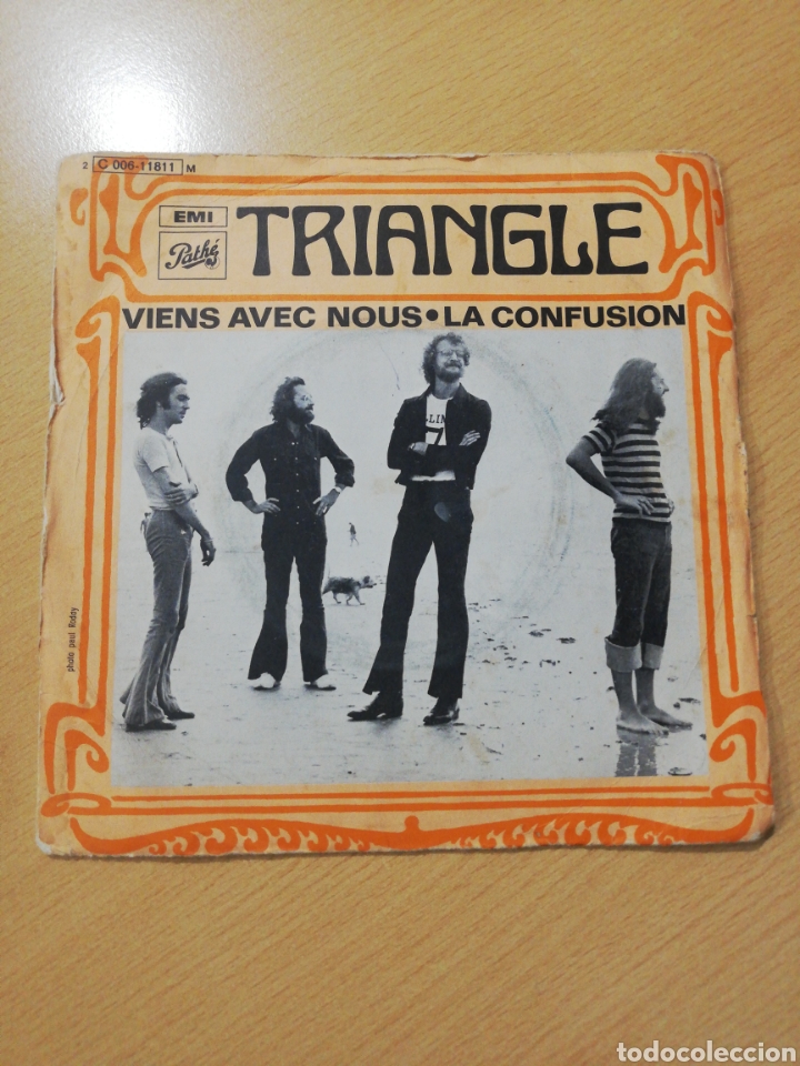 Dischi in vinile: Triangle - viens avec nous / la confusion - single 45 rpm tours