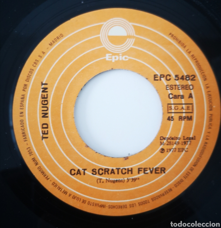 Discos de vinilo: TED NUGENT - CAT SCRATCH FEVER - Foto 2