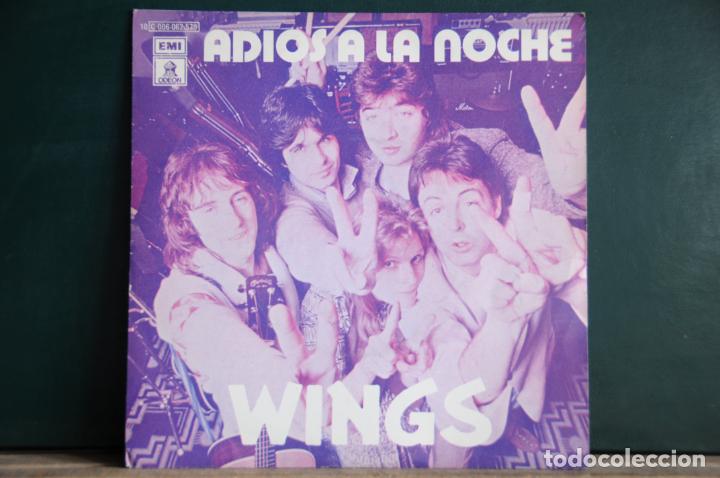 Discos de vinilo: WINGS Goodnight Tonight. EMI Single. 1979 - Foto 1