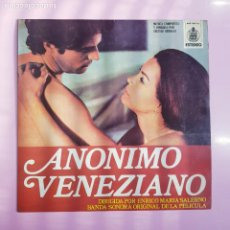 Discos de vinilo: DISCO/LP/VINILO-ANÓNIMO VENECIANO-BANDA ORIGINAL DE LA PELÍCULA-COLECCIONISTAS. Lote 313764738