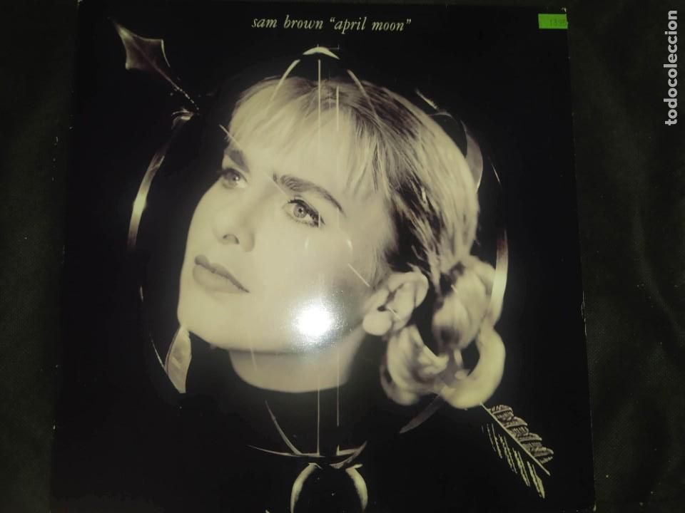 Discos de vinilo: SAM BROWN - APRIL MOON LP - Foto 1