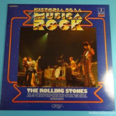 Discos de vinilo: LP. THE ROLLING STONES. HISTORIA DE LA MÚSICA ROCK LP SPAIN 1981