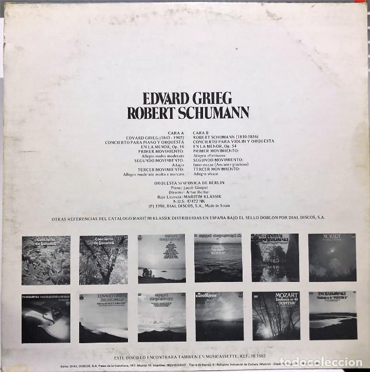 Discos de vinilo: Edvard Grieg / Robert Schumann - Vinilo, LP, Compilation, Stereo - Foto 2