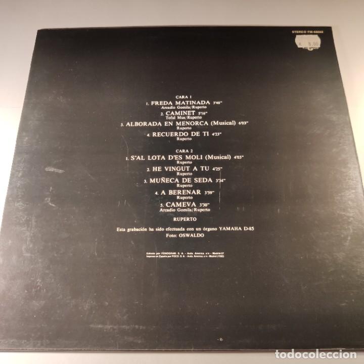 Discos de vinilo: RUPERTO - ALBORADA EN MENORCA (LP) 1982 [PERFECTE ESTAT] - Foto 2