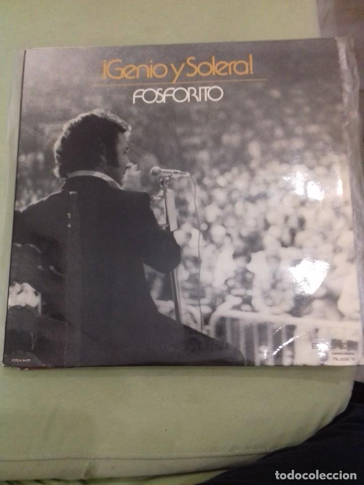 Discos de vinilo: FOSFORITO-&iexcl; GENIO Y SOLERA!-GUITARRA PACO DE LUC&Iacute;A-PORTADA GATEFOLD-1976