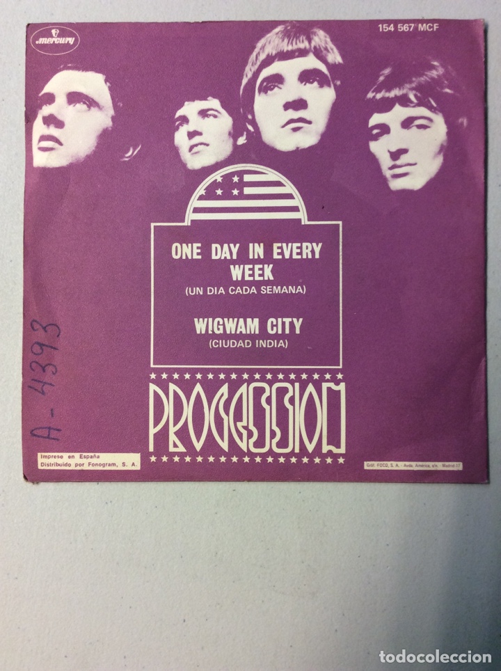 Discos de vinilo: Procession. One day in every week. Wigwam city. - Foto 2