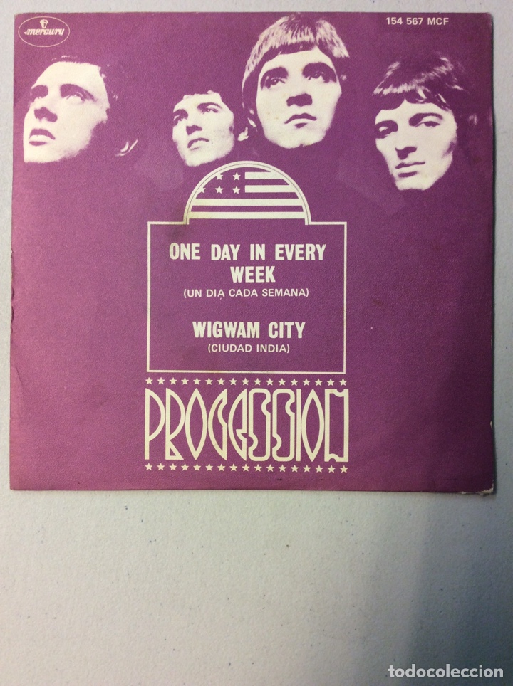 Discos de vinilo: Procession. One day in every week. Wigwam city. - Foto 1