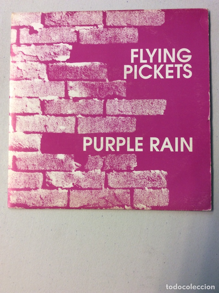 Discos de vinilo: Flying pickets. Purple rain. - Foto 1