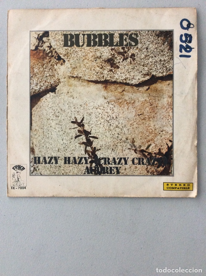 Discos de vinilo: Bubbles. Hazy Hazy (Crazy Crazy). Audrey. - Foto 1