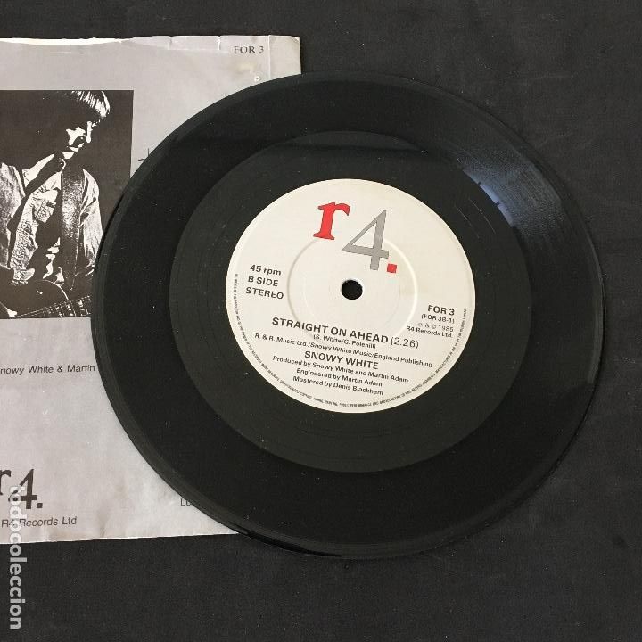 Discos de vinilo: VINILO SINGLE - SNOWWHITE - FOR YOU - EMI 1985 - Foto 3