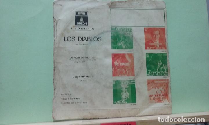 Discos de vinilo: Los Diablos. Odeon 1970 -- Single - Foto 2