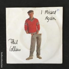 Discos de vinilo: VINILO SINGLE - PHIL COLLINS - I MISSED AGAIN - VIRGIN 1981
