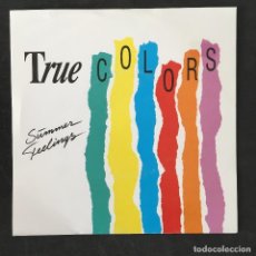 Discos de vinilo: VINILO SINGLE - TRUE COLORS - SUMMERFEELINGS - POLYDOR 1990