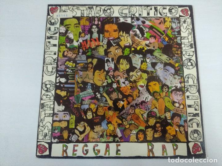Discos de vinilo: ESTADO CRITICO/REGGAE RAP/VINILO. - Foto 1