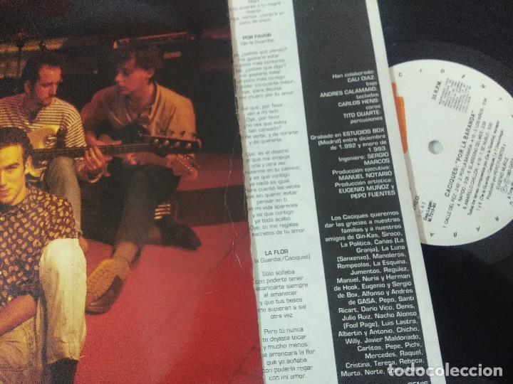Discos de vinilo: LOS CACIQUES/POR LA BARANDA/VINILO. - Foto 2
