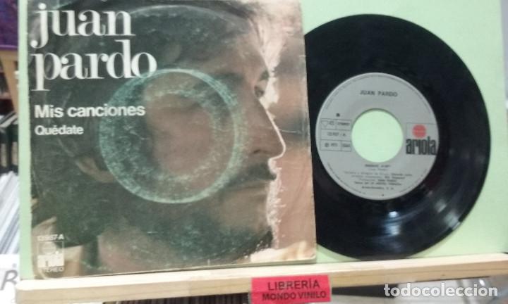 Discos de vinilo: Juan Pardo. Ariola 1975 -- Single - Foto 1