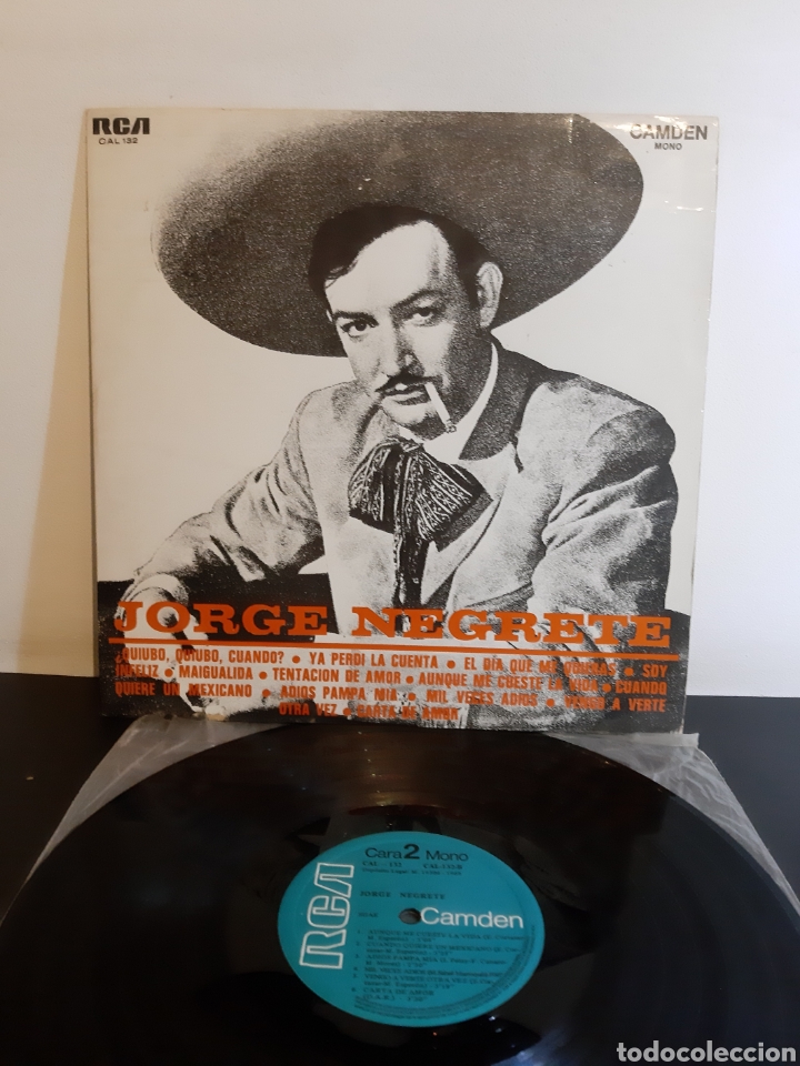 Discos de vinilo: *LP. JORGE NEGRETE. ESPA&Ntilde;A. LX.5 - Foto 1
