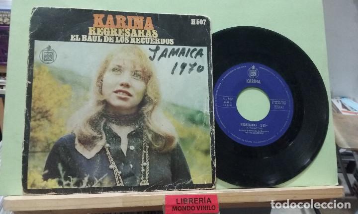 Discos de vinilo: Karina. Hispavox 1969 -- Single - Foto 1