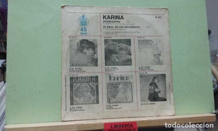 Discos de vinilo: Karina. Hispavox 1969 -- Single - Foto 2
