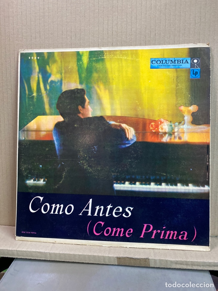 Disques de vinyle: LP COMO ANTES (Come Prima) - Hecho en Colombia