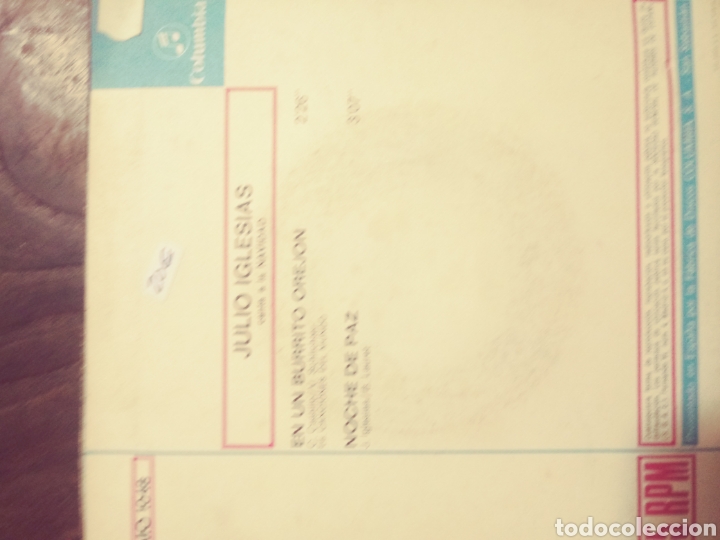 Discos de vinilo: Disco de vinilo Julio Iglesias Canta a la navidad - Foto 2