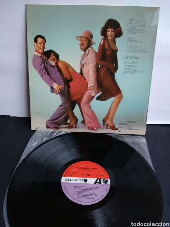 Discos de vinilo: *THE MANHATTAN TRANSFER, COMMING OUT, HISPAVOX, 1976 A2 - Foto 2