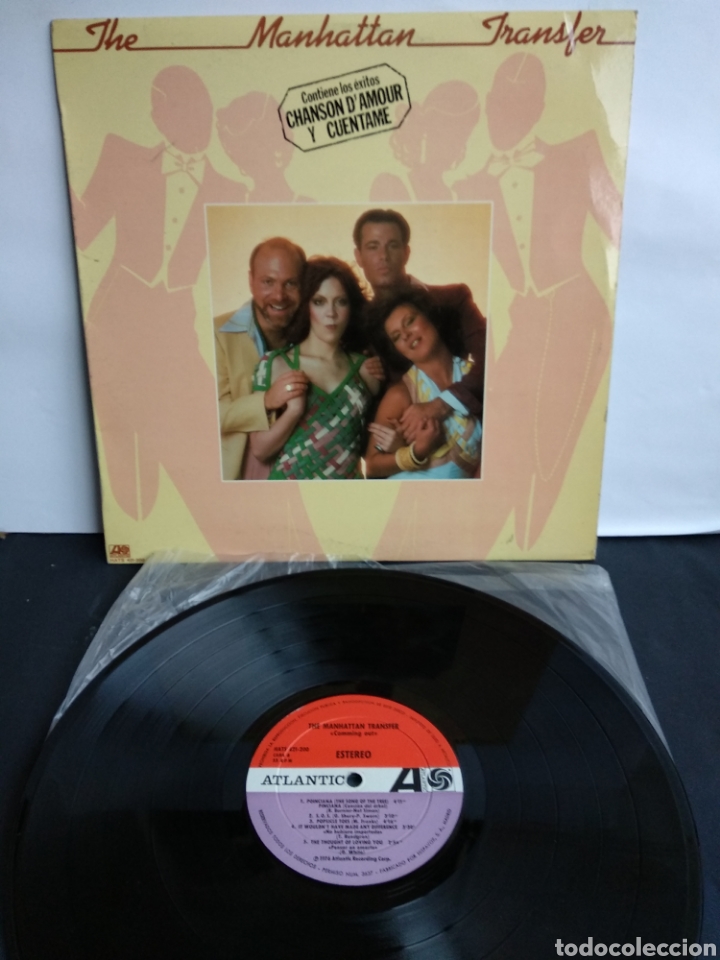Discos de vinilo: *THE MANHATTAN TRANSFER, COMMING OUT, HISPAVOX, 1976 A2 - Foto 1