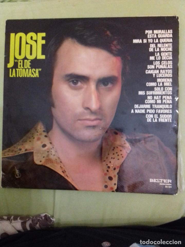 Discos de vinilo: JOS&Eacute; &rdquo;EL DE LA TOMASA&rdquo;-GUITARRA PACO CEPERO - Foto 1